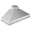 46" ZLine 700 CFM Ducted Insert Range Hood in Brushed Stainless Steel