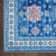 Tapis blanc / bleu / beige performance tissé à la machine / tissé à la machine Sykesville-1772379441