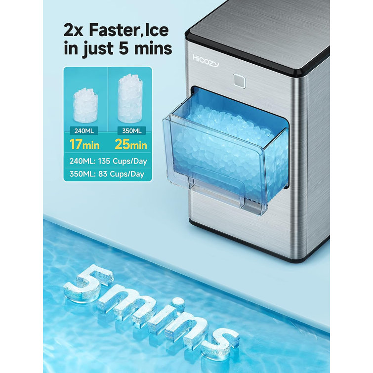 AstroAI Portable Mini Fridge & HiCozy Counter Top Ice Maker