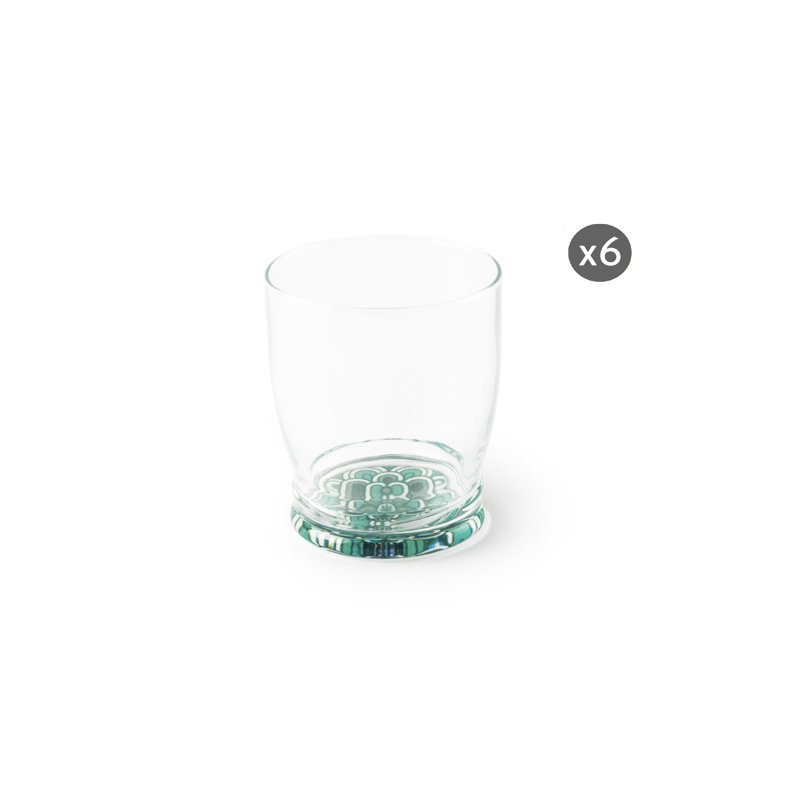 Mandala 340ml Drinking Glass Set