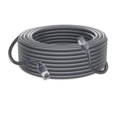 Câble de rallonge de 3 fils, 100 pi, noyau AWG de 26 AWG, câble d'extension durable pour la génération 3 standard, compatible avec le satellite rectangulaire Star3 V3, câblage flexible pour véhicule récréatif, cour arrière, camping