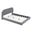 Lit plateforme tapissier pleine grandeur Teddy-165474502