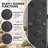 52 Inch Shower Panel Tower System, Stainless Steel 6-Way Diverter with Rainfall Shower Head, Body Massage Jets, Handheld Wand & Digital Temperature Monitor-128817869