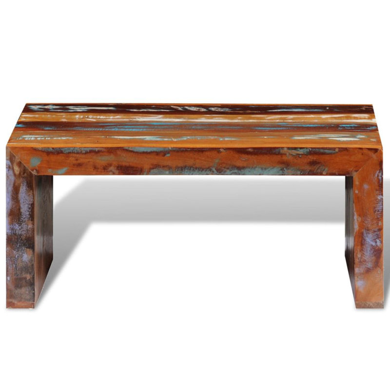 Aiyana Solid Wood Sled Coffee Table