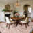 Area Rug for Living Room, Vintage Floral Rug, Washable Non Slip & Low Pile Carpet for Living Room, Bedroom, Dining Room-1847535390-1847535363