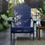 Chaise pliante en bois avec porte-gobelets-857915799