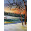Solstice d'hiver | Huile sur toile | Par Namrata Dey
