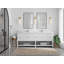 Meuble-lavabo double 84 po avec plateau Catalina-95324853