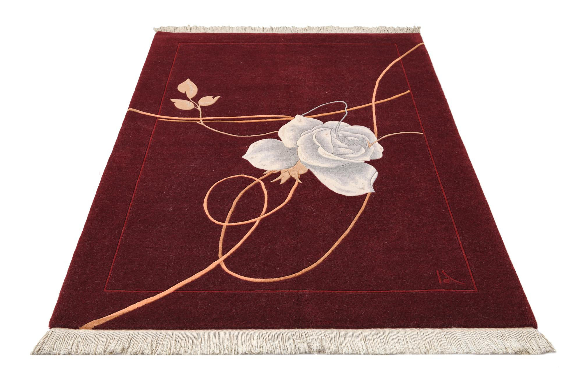 Isabelline Osborne Maroon Rug | Wayfair