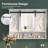 Rustic Bathroom Medicine Cabinet with LED lights & Sliding Barn Door, Wall-Mounted Storage