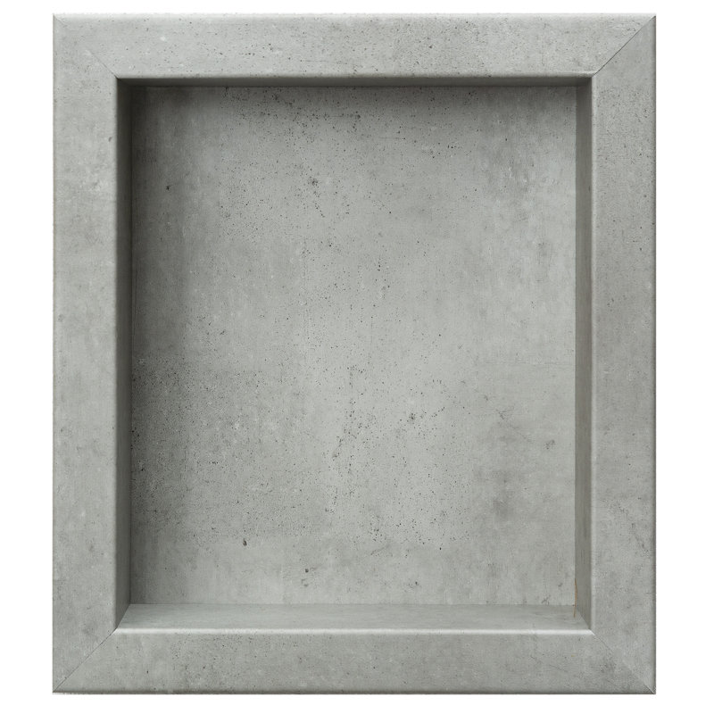 Palisade Frost Nickel Vinyl Waterproof Shower Niche Insert