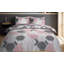 Cotton Blend Bedding Set with Duvet Cover Fitted Sheet and Matching Pillowcases Soft Easy Care Complete Printed Polycotton Bed Set-111136054-111136063