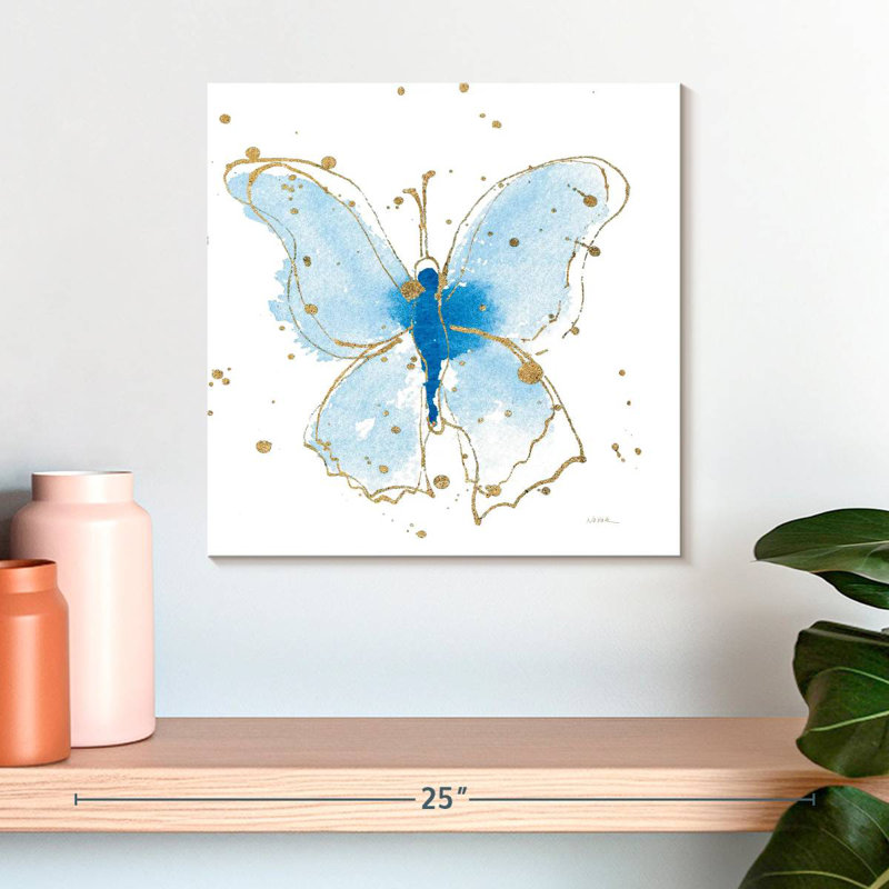 Papillons dorés Brampt V, H 16 po x l 16 po