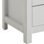 Amori bedside table with 3 drawers