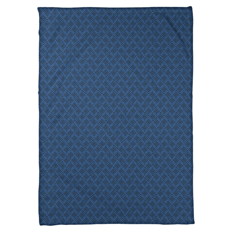 Couverture polaire Katelyn Elizabeth, l 62,5 po x L 82,5 po, Noir / Bleu