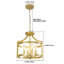 Lustre lanterne 4 lumières Aonesty-19205959
