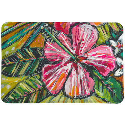 Cygni Tropical Burst Memory Foam Rug By Laural Home