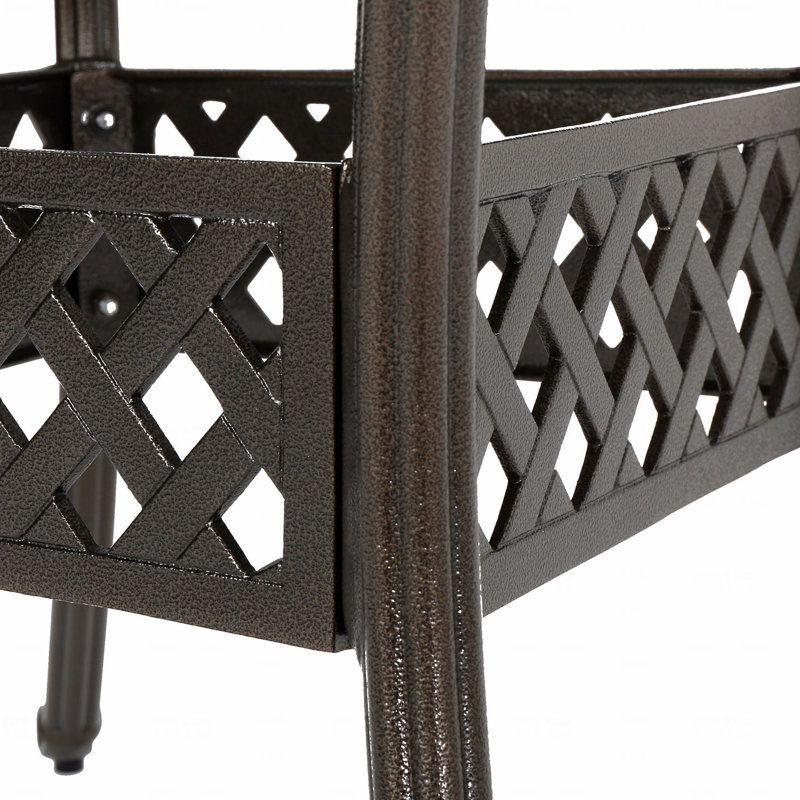 Outdoor Expandable Aluminum Patio Dining Table