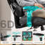 S100 Ergonomic Office Chair with Lumbar Support, Gaming Chair with 6D Armrests, Headrest and Butterfly Backrest, Dark Grey + Red-419115527