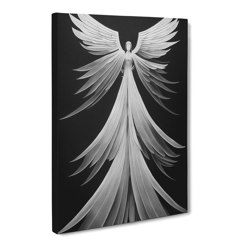 CAN-V0523-2619X Unique Angel Vol.1 - Wrapped Canvas Print, 50cm H x 35cm W x 3cm D, Unframed