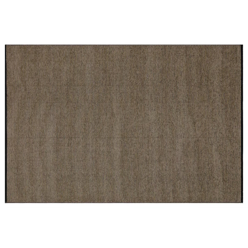 Tapis beige en polyester tissé à la machine, Rectangle 3 pi 11 po x 5 pi 11 po