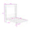 Lit escamotable en bois avec bureau-301931588