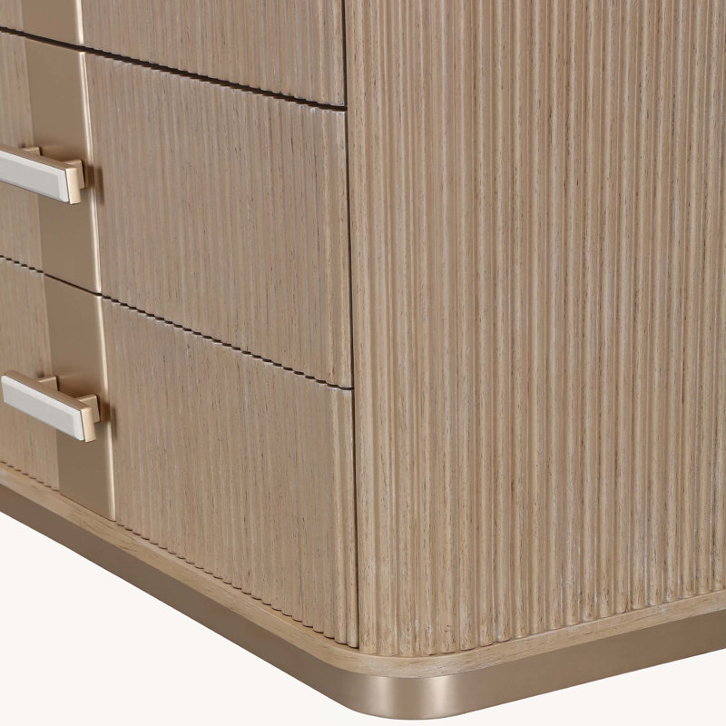 West Kensington Highboy Chest, Tan