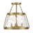 Sonali Glass Semi Flush Mount in Brass-1929354167