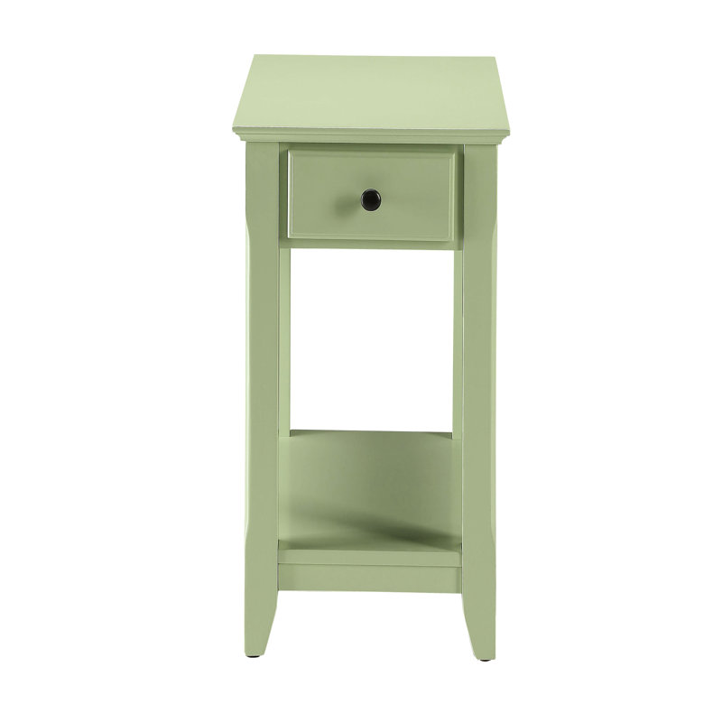 Table d'appoint compacte avec tablette et tiroir pour les petits espaces