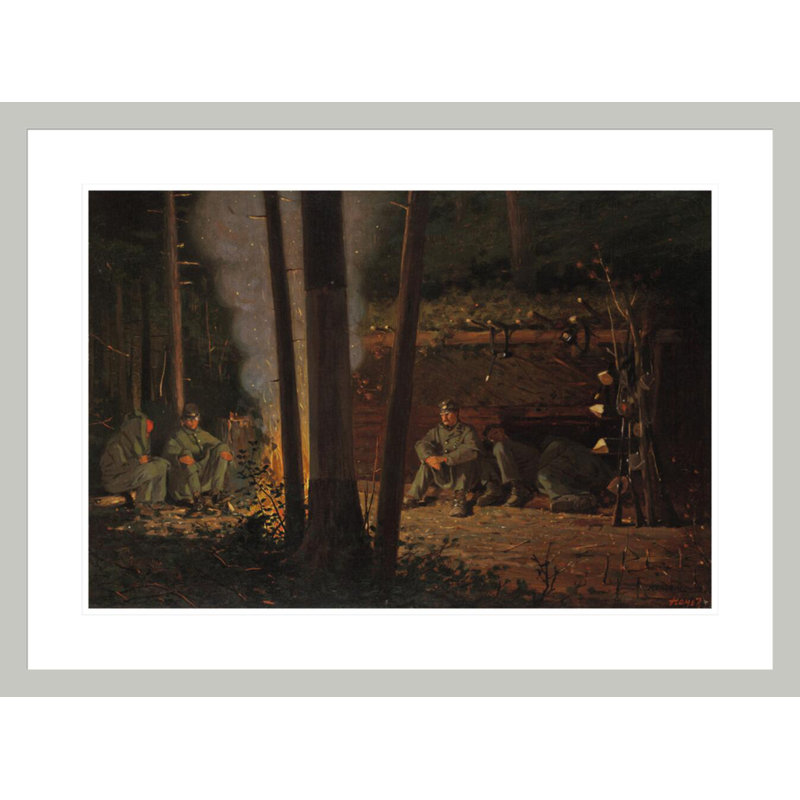 «In Front of Yorktown» par Winslow Homer, impression giclée encadrée, 21,91 po H x 29,5 po L