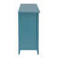 Console bleu sarcelle avec rangement