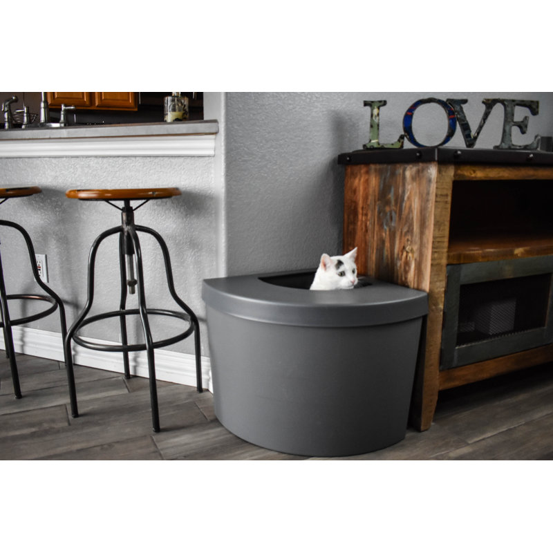 Large Litter Box - Top Entry, Gray