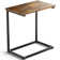 Gilsum Wood C Table End Table with Metal Base for Sofa, Bed Side