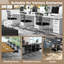 Ensemble de 4 chaises de bureau Costway