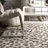 Ruiz Modern Leopard Print Performance Gray Rug-873626689