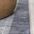 Chichaoua Geometric Striped Machine-Washable Slate Gray/Ivory Rug-2064154278