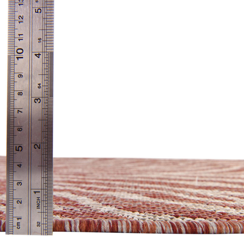 Tapis rouille rouille_unique, Carré 10 pi