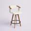 Tabouret de comptoir rembourré à hauteur fixe Dirksen-1157249831-1076643471