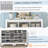 Design 24 Shoe Cubby Console, Modern Shoe Cabinet With Curved Base