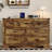 Rustic 7 Drawer Dresser-2019309327