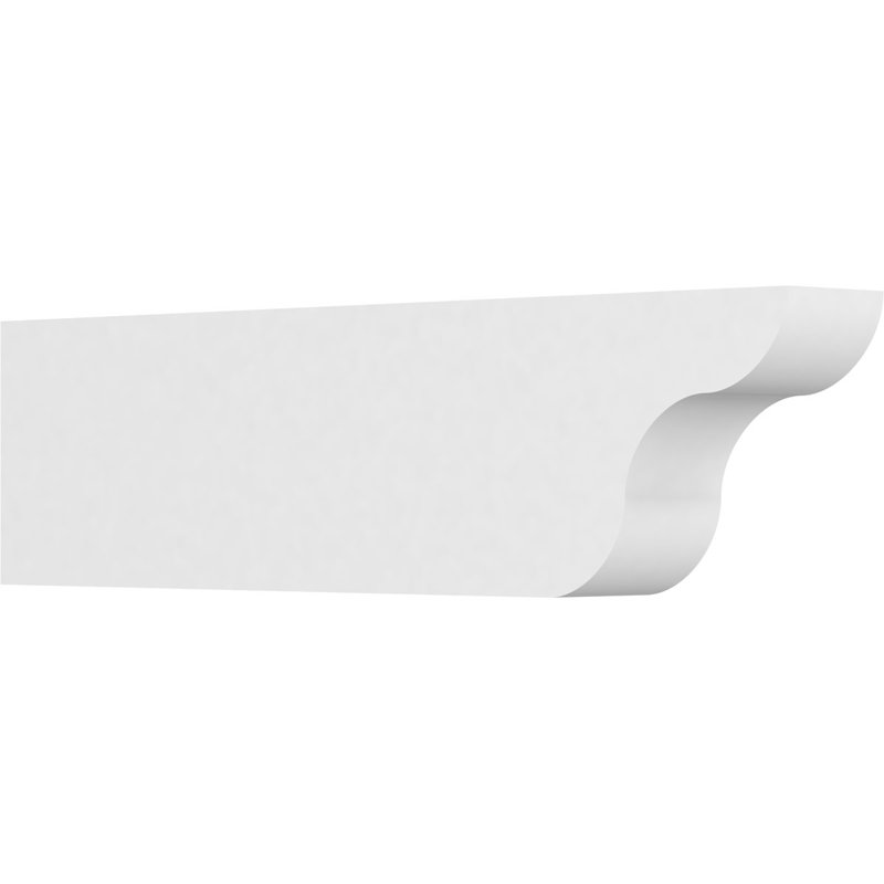 4"W x 8"H x 30"L Standard Carmel Architectural Grade PVC Rafter Tail, 8"H x 4"W x 30"D
