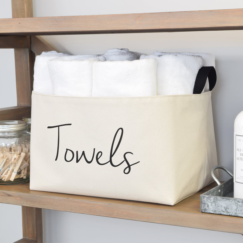 Rebrilliant Fabric Decorative Basket