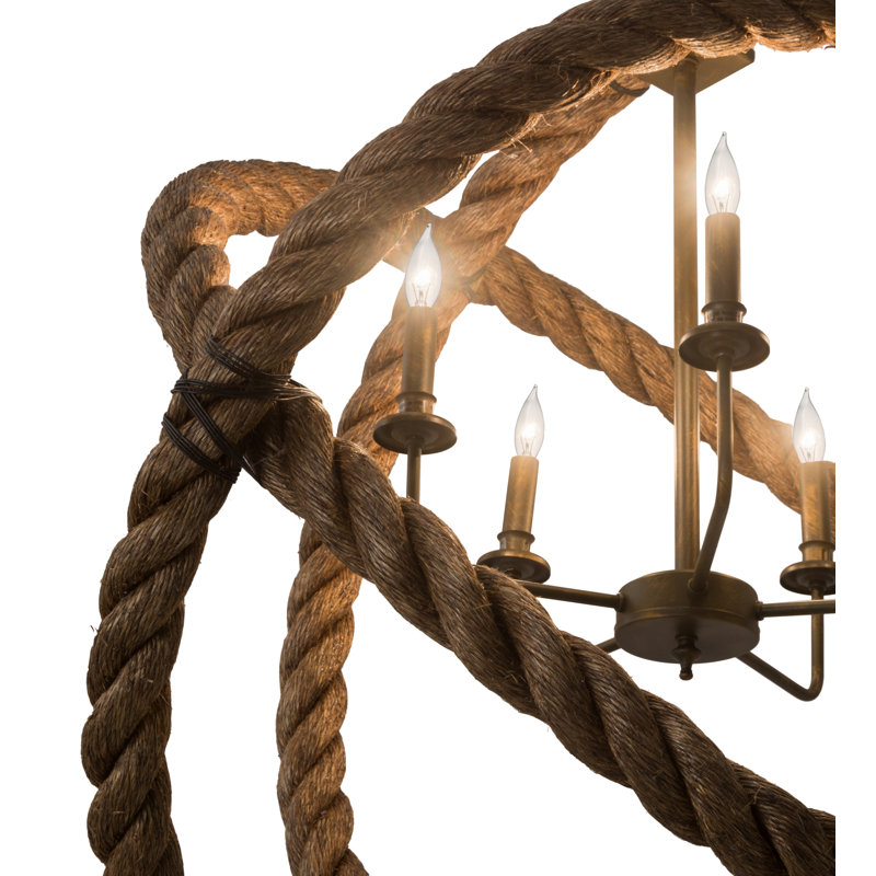 Rustic Lodge 5 - Light Chandelier