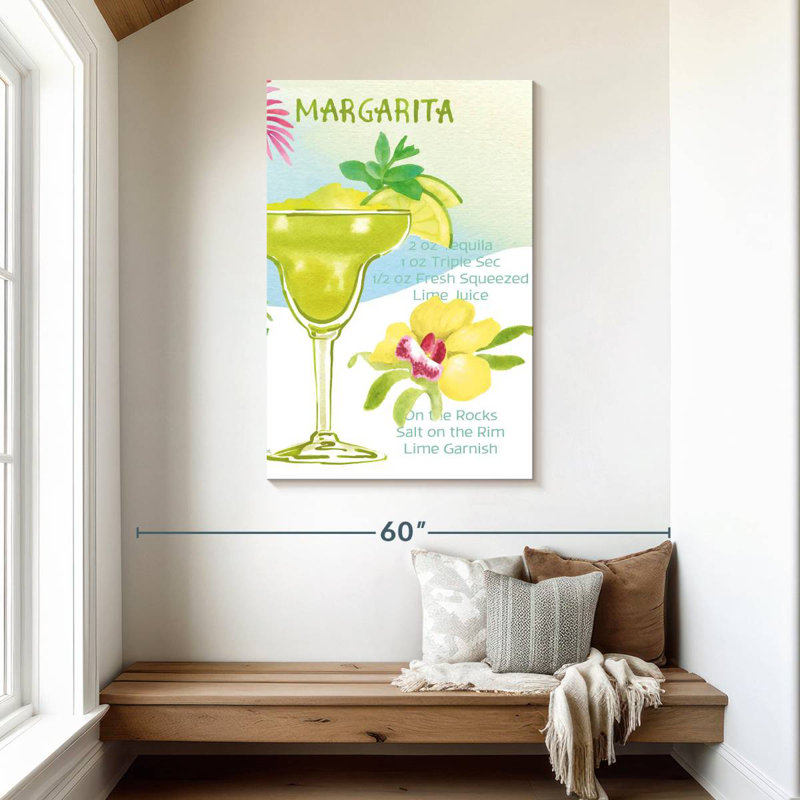 Escapade tropicale Yarlin III, H 45 po x l 30 po
