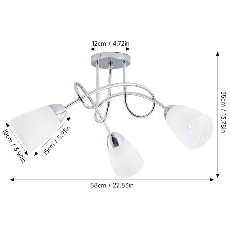 Flush Mount, Silver