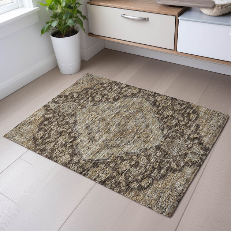 Premium Machine Washable Gurubaksh AMF1151 Global Rug