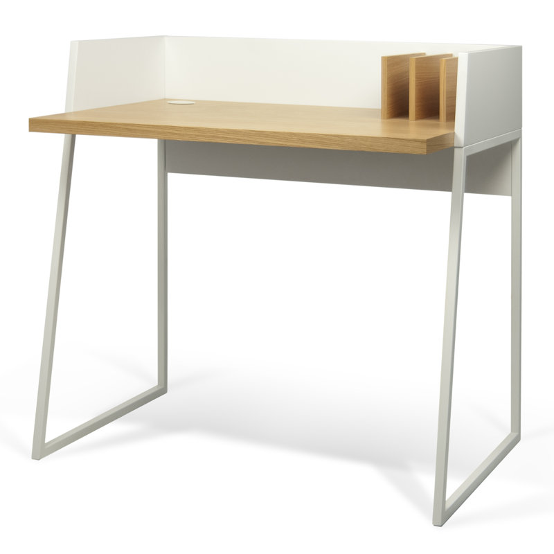 Bureau, Chêne / blanc mat
