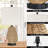 Inaya 22.8 in. Rattan Table Lamp with Dual USB Ports