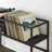 Glass Steel 30.13 " H Media Shelves