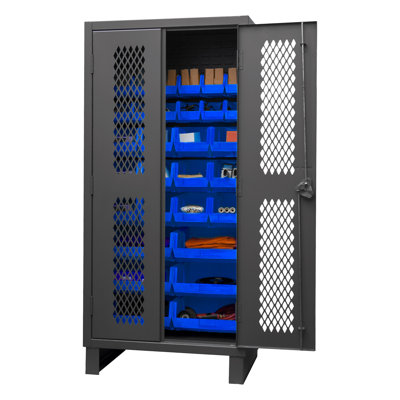 Sansevieria Steel Single Storage Cabinet ( 78'' H x 36.19'' W x 24.13'' D)
